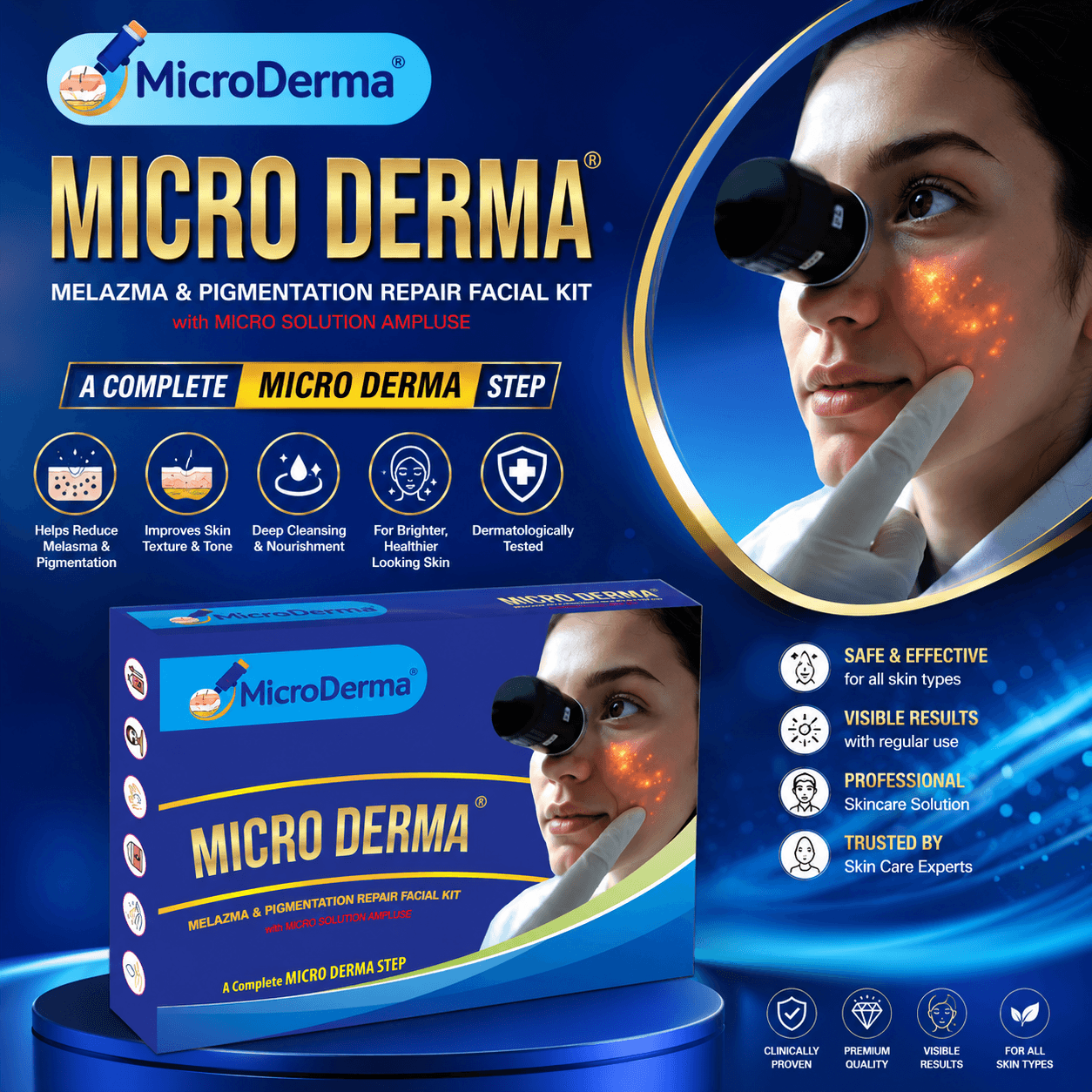Micro Derma Melazma & Pigmentation Repair Facial Kit